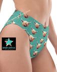Yeehaw Highland Cow Bikini Bottom