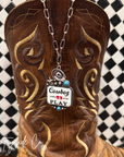 Cowboy Play Statement Necklace