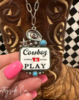 Cowboy Play Statement Necklace