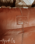 Chevron Cowhide Throw Pillow Cover
