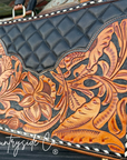 Laney Tooled Leather Conceal Carry Handbag