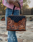 Laney Tooled Leather Conceal Carry Handbag
