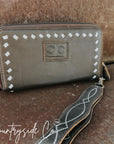 Boot Stitch Leather Wallet Wristlet by Countryside Co.