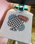 Checkered Spade TEE or CREWNECK