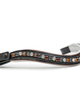 Taos Black Patent Leather Snaffle Bridle