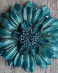 Hand Painted Leather Flowers - Daisies