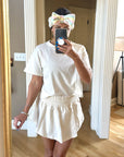 High Waist Skort Set