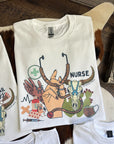 Western Nurse TEE, CREWNECK or QUARTER ZIP