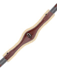 ExionPro 'Snap' Over Lay Girth - Grey Elastic with White Lines