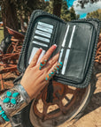 The Wesson (Black Leather) Wallet a Haute Southern Hyde by Beth Marie Exclusive