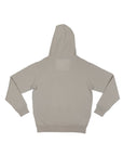 Embroidered Surfing Boar Hoodie Light Gray