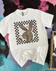 Camo Bunny Tee or Crewneck