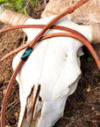 Turquoise Bolt *Mini* Beaded Whip