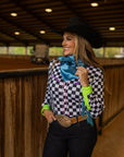 Unisex Performance Rodeo Shirt With Fringe Detailing