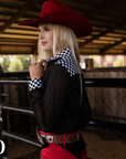 FINISH LINE SATIN MESH PERFORMANCE RODEO SHIRT