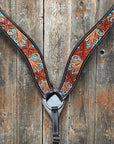 Dark Oil Blue Inlay Breastcollar