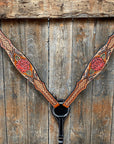 Light Oil Hand Painted Rose Breastcollar