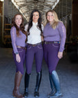 Evolution Knee Patch Breeches - Dark Plum