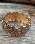 Gold Braided Fashion Cuff XI139