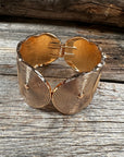 Gold Disc Fashion Cuff XI142