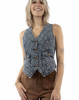 Scully Leather Quilted Vest
