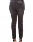 Tonal Embroidered Jeans - HC340