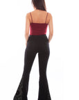 Bandana Print Bell Bottom Pants - HC782