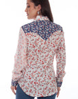 Multi Fabric Vintage Blouse - HC829
