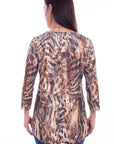 Microfiber Print Reversible Top - HC831