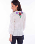 L/s Emb. Blouse - HC877
