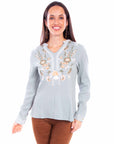 Pull Over Emb. Front & Cuff - HC881