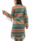 Fringed Serape Duster Lined - HC996