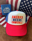 America Needs Cowgirls Trucker Hat