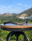 Halter Ego® Crystal Patent Browband - Dusk To Dawn