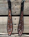 Hand Painted Floral One Ear Headstall / Bridle