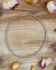 18 inch 4mm silver plated necklace