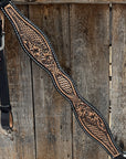 Two Tone Floral and Basketweave Breastcollar