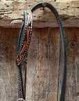 Triple Tone Floral Champagne and Clear Browband / One Ear - Triangle / Gladiator Breastcollar Tack Set