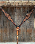 Two Tone Floral Breastcollar