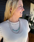 Turquoise Pearl Necklace