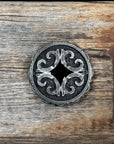 Black Diamond Antique Silver Western Concho W213