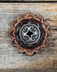 Black Diamond Antique Silver Western Concho W213