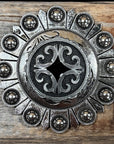 Black Diamond Antique Silver Western Concho W213