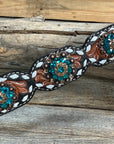 Light Oil Buckstitch Wither Strap