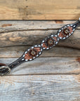 Light Oil Buckstitch Wither Strap