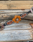 Light Oil Buckstitch Wither Strap