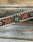 Light Oil Whipstitch Wither Strap