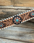 Light Oil Whipstitch Wither Strap
