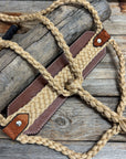 Bronc Noseband Mule Tape Halter with Western Horse Conchos