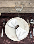 Copper Feather Western Concho Napkin Ring